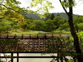 Větší verze po kliknutí. Císařská vila Shugaku-in u Kjóta, Japonsko (2. září 2010)